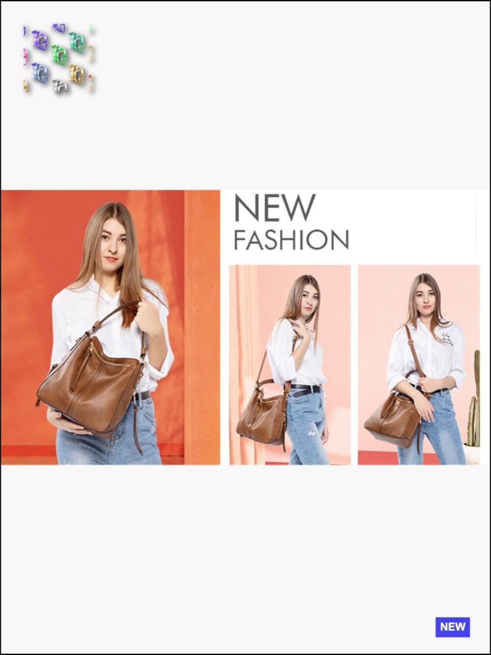 Faux Leather Hobo Bag Retro Large Crossbody Shoulder Purse Designer Chic - Picture 7 of 7